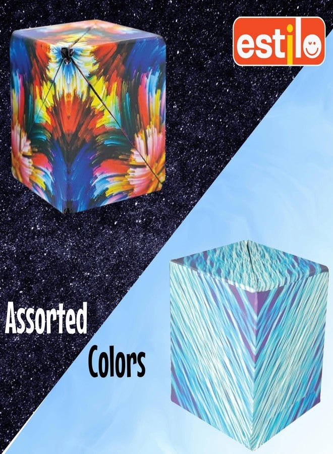 إستلو مكعب أحجية إستيلو ذو الشكل المتغير | لعبة أحجية مكعب سحري ذو شكل متغير، مكعب أحجية إبداعي متعدد الأشكال للأطفال والكبار، الحجم: 6.5 × 6.5 × 6.5 سم | لعبة ممتعة وتحدّيّة للأطفال - Image 3